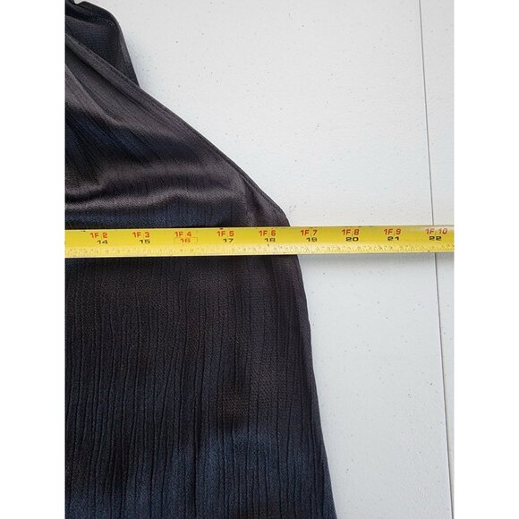 Bobi Los Angeles Dress Small Medium Black High Neck Bow LBD Date Night Event - Picture 5 of 7